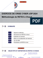 ANSSI JOP Methodologie RETEX Chaud