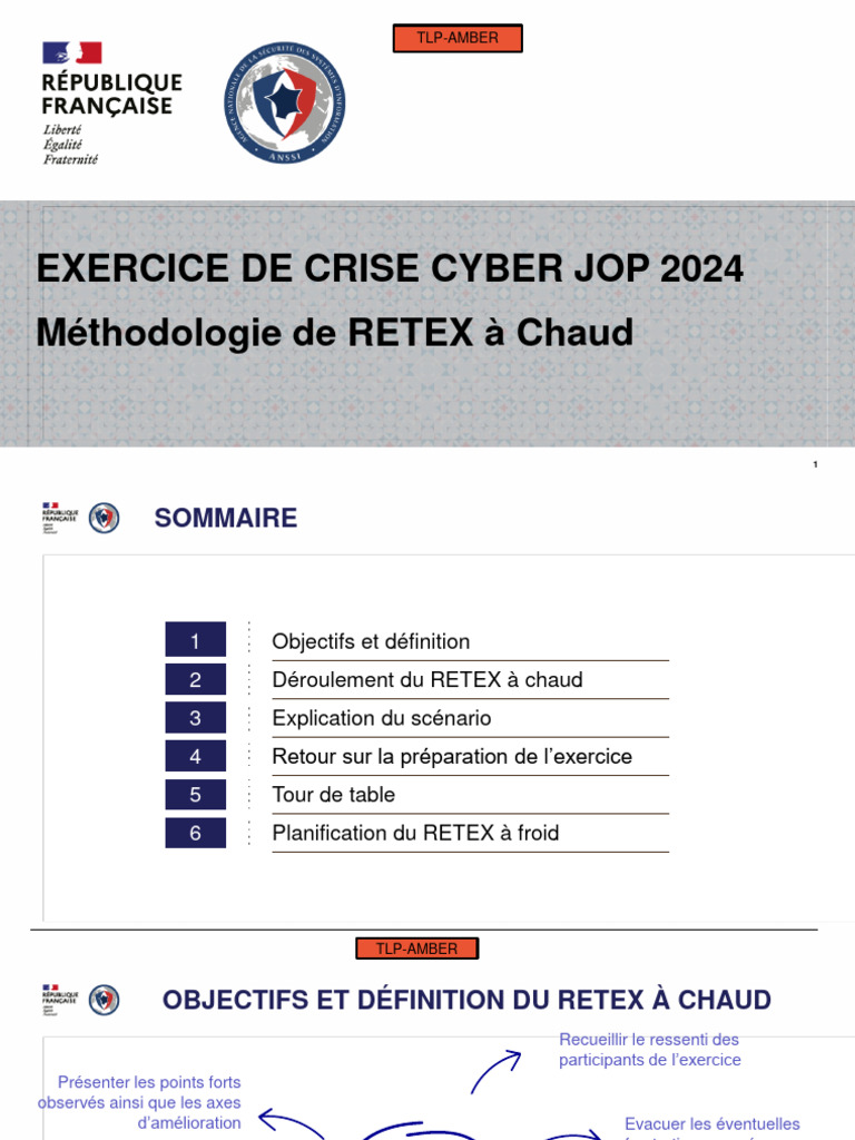 Méthodologie du RETEX à Chaud 2024 | PDF