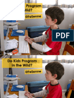 How Do Kids Program in The Wild