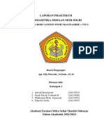 Mata Kuliah Formulasi Teknologi Sediaan Semi Solid