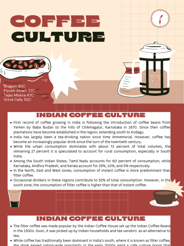 2 7 Coffee Culture PDF Coffee Coffeehouse