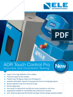 ADR Touch Control Pro Brochure