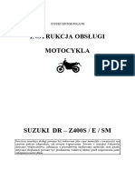 Instrukcja Obsługi Motocykla: Suzuki Motor Poland