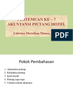 Materi 7 - Akuntansi Piutang Hotel