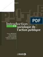 Sociologie de L'action Publique Sociologie de L'action Publique