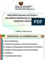 2-Apresentacao Relatorio-Balanco Do Primeiro Trimestre de - 2023