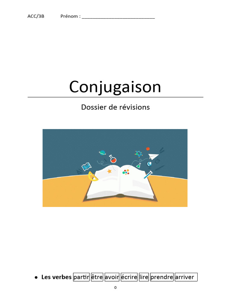 Dossier de révisions de conjugaison | PDF | Verbe | Linguistique