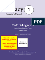 CADD Legacy1 Operation Manual