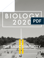 Biology 2020 - The Basic Simplicity