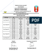 Jadwal Pas-Sas TKB