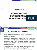 Model Proses Pengembangan Perangkat Lunak: Pertemuan 2