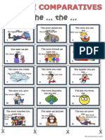 Double Comparatives (The... The) - Speaking Cards