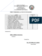 ENGLISH Result