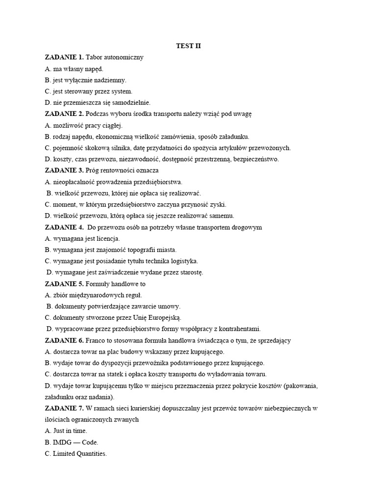 Test Ii | PDF