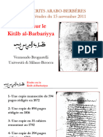 Etudes Sur Le Kitab Al Barbariya Manuscr