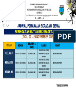 JADWAL PEMAKAIAN SERAGAM SISwa