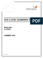 Eduqas A Level Biology Report s23