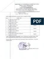 Surat Tugas Tim Konsentrasi Agromedis 2023