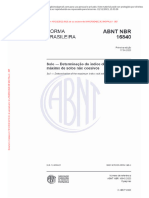 ABNT NBR 16840-2020 Versão Corrigida2021 - Solo - Determinação Do Índice de Vazios Máximo de Solos Não Coesivos - Passei Direto