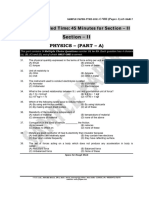 Ftre 2021 8th p1 Sample Paper Phy