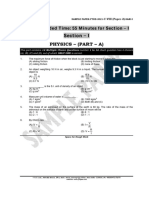 Ftre 2021 8th p2 Sample Paper Phy