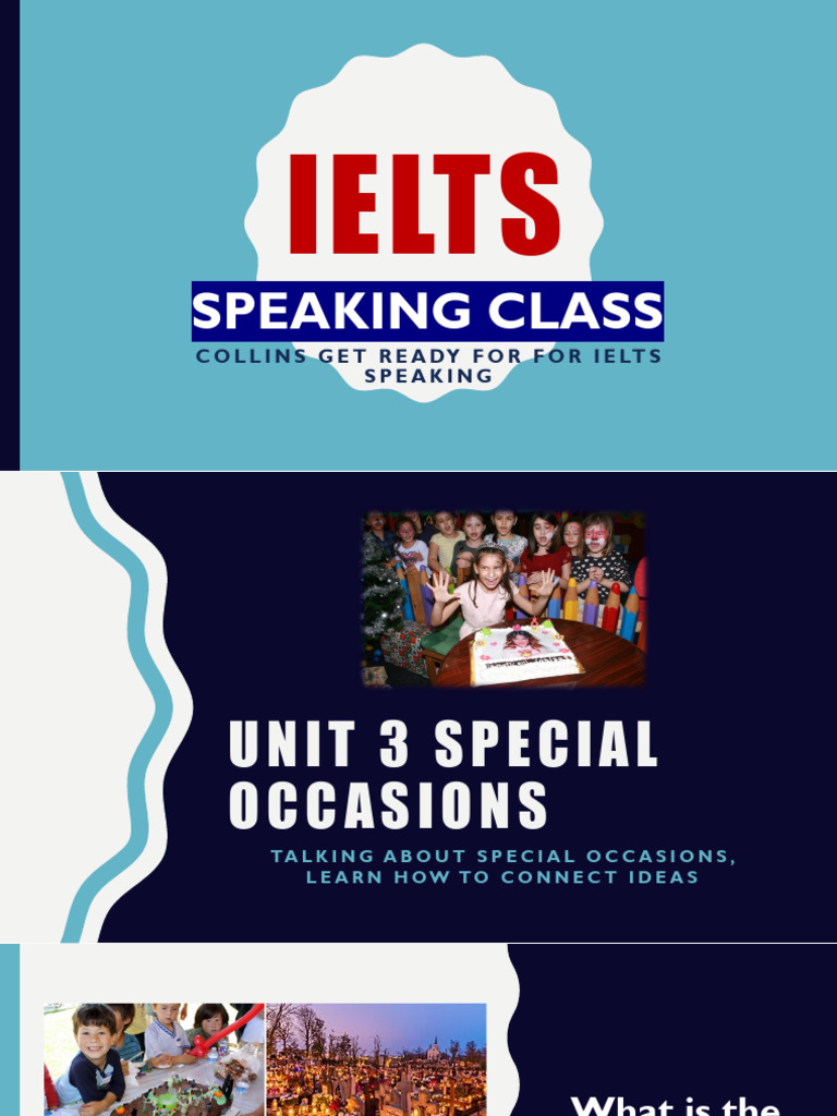 Unit 3 Special Occasions | PDF | Birthdays