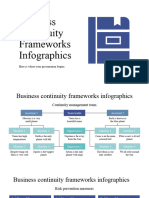 Business Continuity Frameworks Infographics by Slidesgo