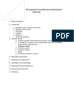 Advanced Seminar in Information Technology Guideline Format