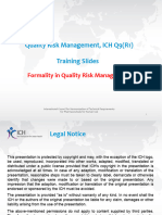 ICH Q9 (R1) Formality Training Material 2023 0929