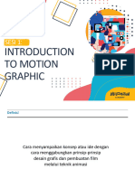 Sesi 1 Introduction To Motion Graphic