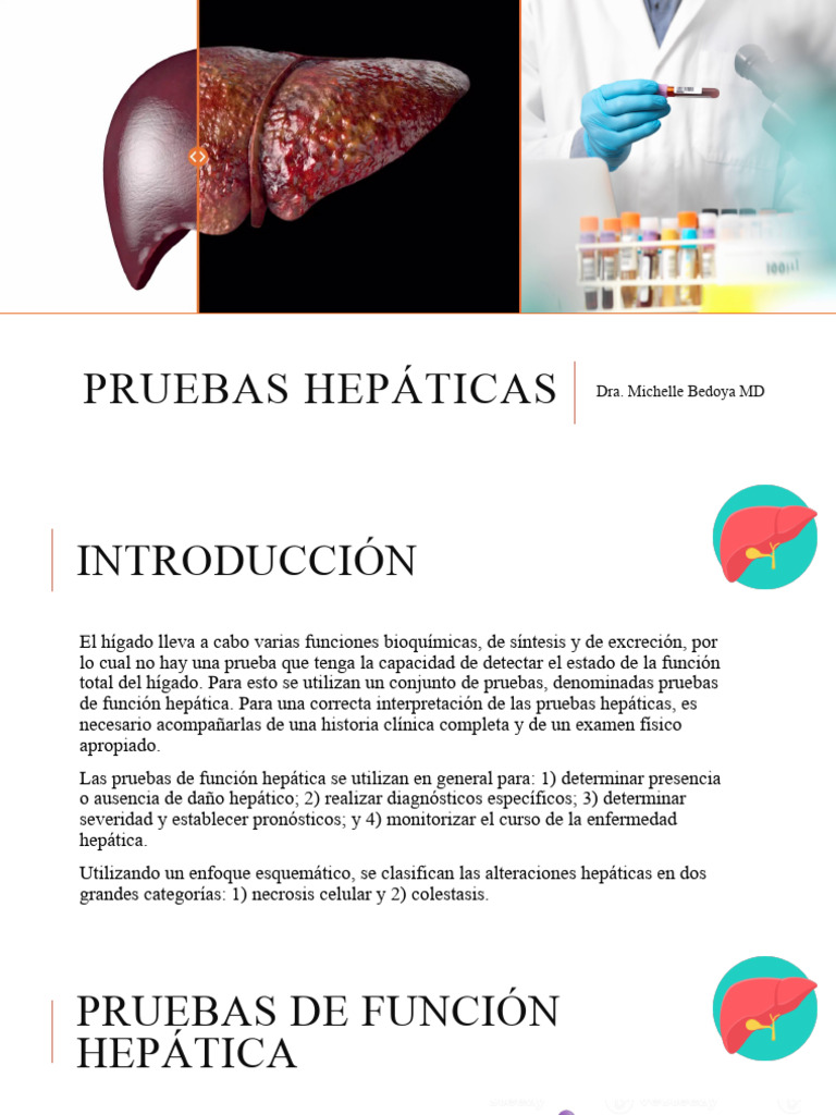 Guía de Pruebas Hepáticas y Diagnóstico | PDF | Transaminasa | Hepatitis