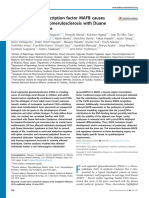 A Mutation in Transcription Factor MAFB Causes Focal Segmental Glomerulosclerosis With Duane Retraction Syndrome