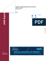 Efficient Approach To Computing Travel Time With The Parabolic Equation Model