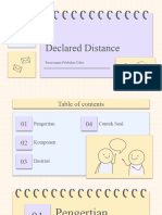 Declared Distance