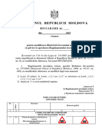 Proiect HG - Modificare Indicatoare Rutiere