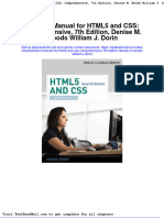 Solution Manual For Html5 and Css Comprehensive 7th Edition Denise M Woods William J Dorin