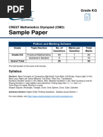 CMO Sample Paper For Class 0