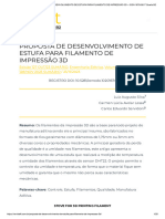 Proposta de Desenvolvimento de Estufa para Filamento de Impressão 3d - Issn 1678-0817 Qualis b2