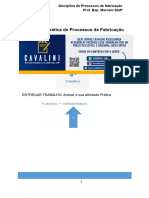 Atividade Prática de Processos de Fabricação