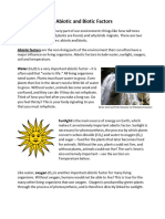 Abiotic and Biotic Factors DF