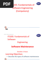 Software Engineering 4 Maintenance Management PDF