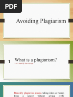 Avoiding plagiarism (Автосохраненный)