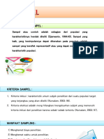 Teknik Pengambilan Sampel