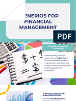 Scenerios of Financial Management