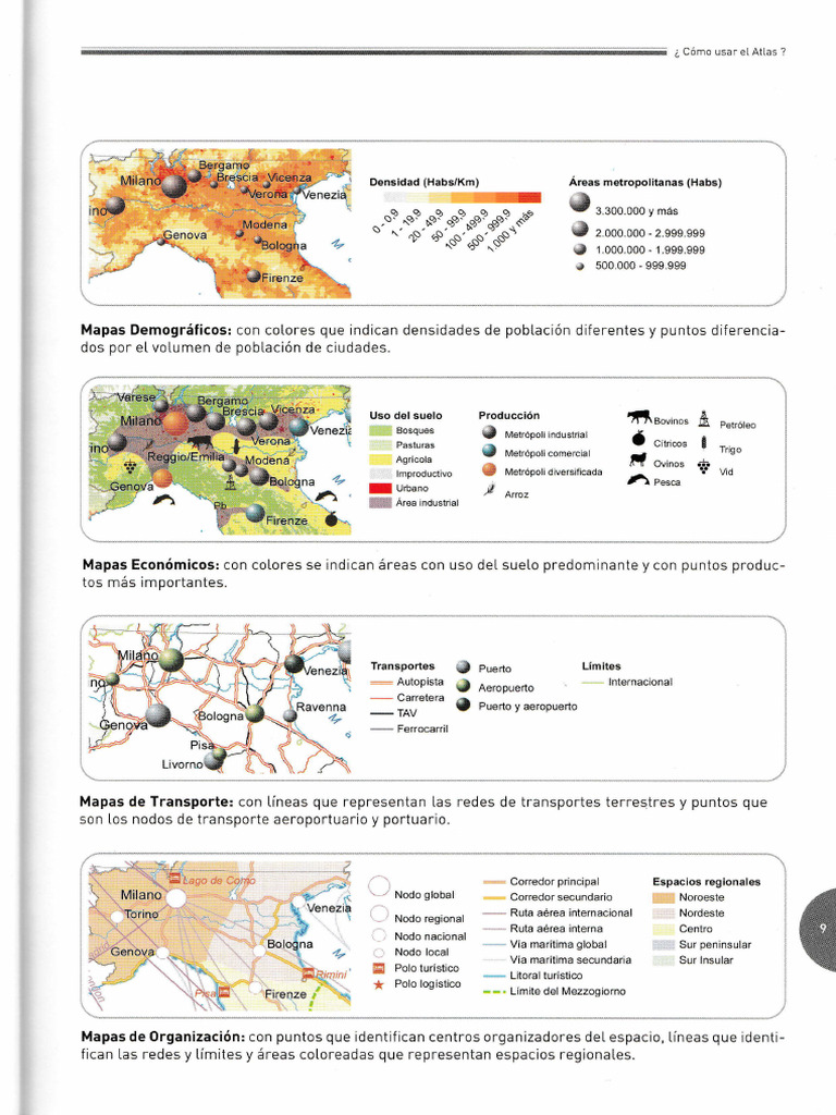 Para Trabajar Simbolos de Los Mapas | PDF | Transporte ferroviario ...