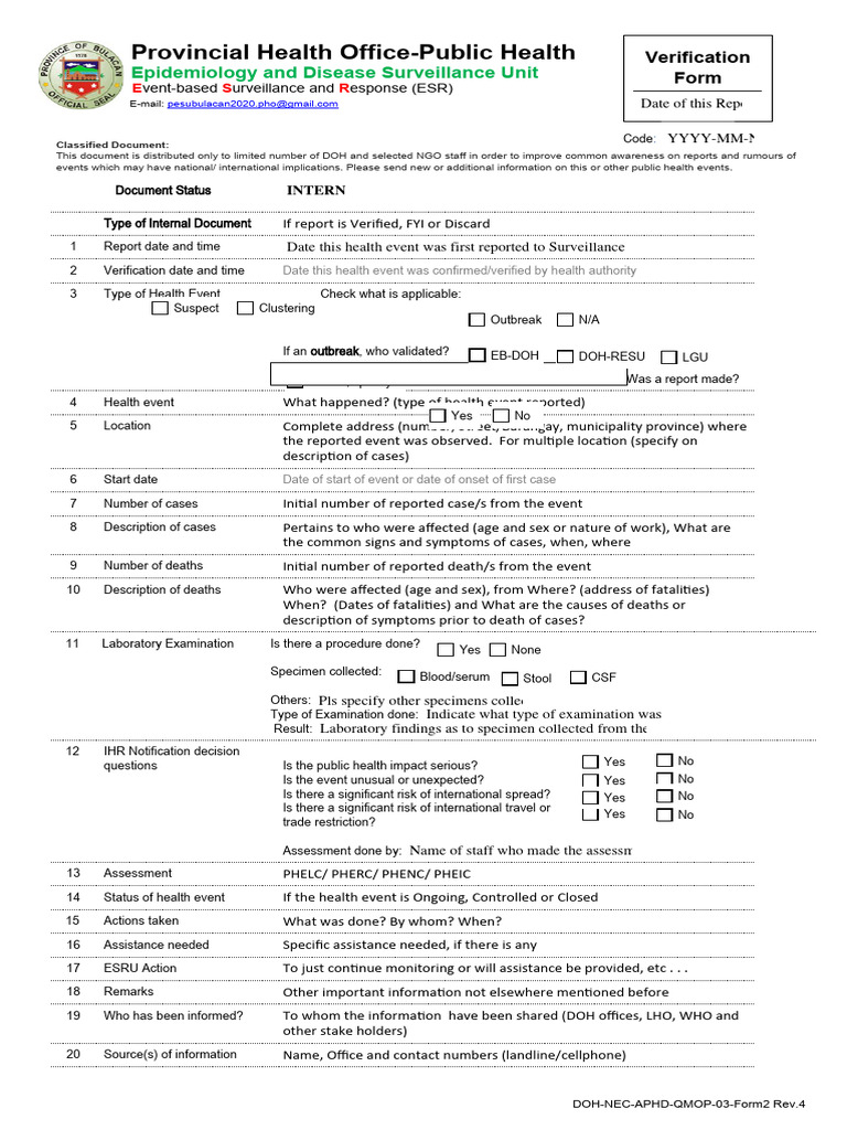 Esr Template PDF Diseases And Disorders Clinical Medicine