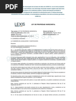 Ley de Propiedad Horizontal 2025 | PDF | Condominio | Propiedad