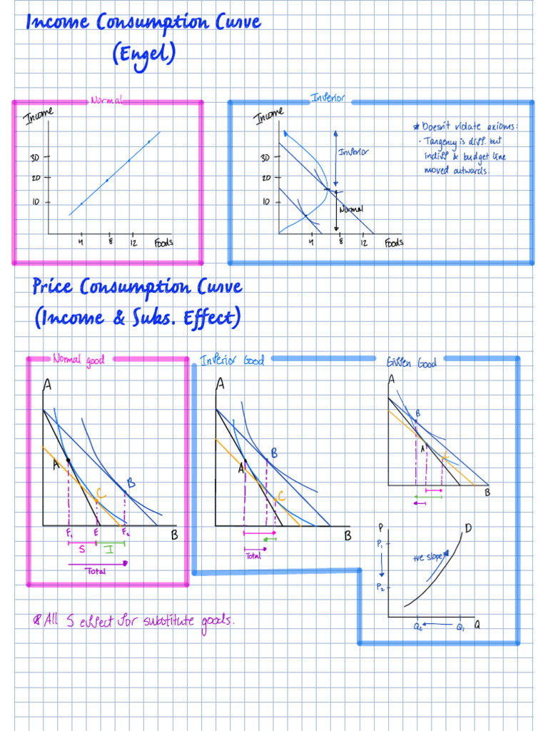 Inferior Goods and Budget Lines | PDF