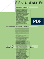 Listas de Estudiantes 2023