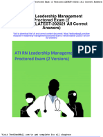 Ati RN Leadership Management Proctored Exam 2 Versionslatest 202021 All Correct Answers